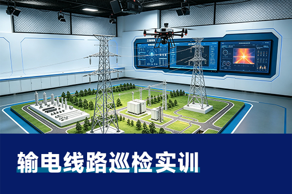 无人机输电线路巡检虚实结合仿真系统